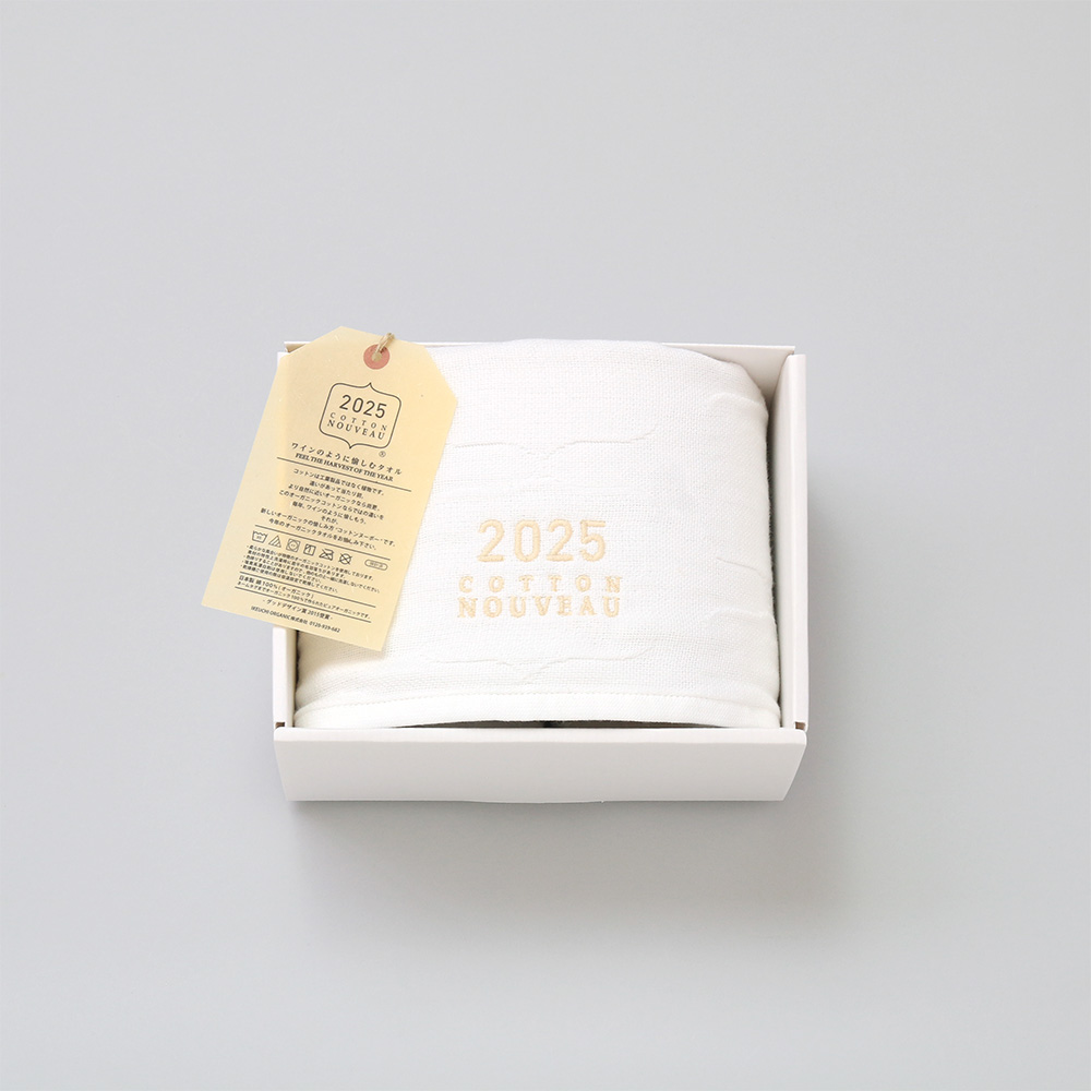 コットンヌーボー2025 ベビーガーゼブランケットホワイト