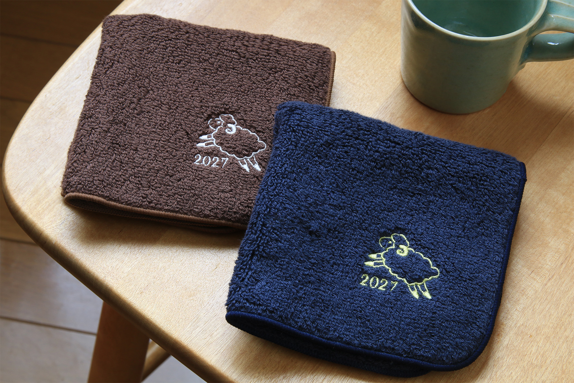 干支刺繍お年賀タオルハンカチ