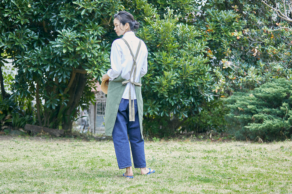 今治タオルがつくるオーガニックコットンのタオルエプロン