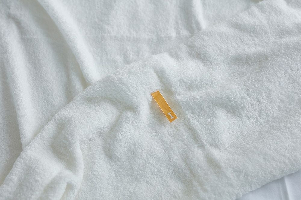 白いタオルケット