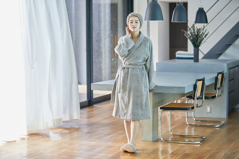 オーガニック120 バスローブ