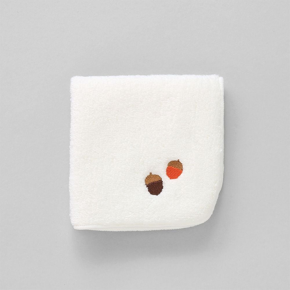 シーズン刺繍タオルハンカチ さくらんぼ | IKEUCHI ORGANIC 公式通販