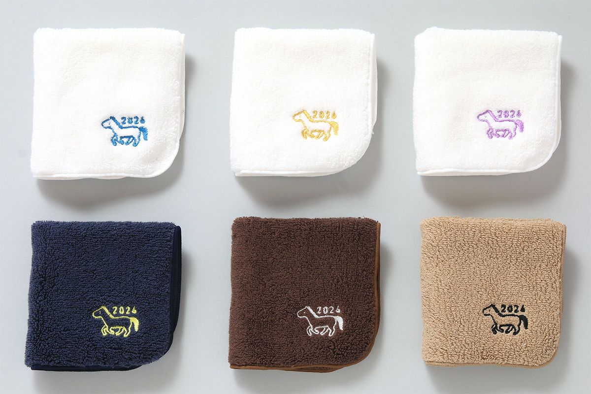干支刺繍 お年賀タオルハンカチ2026｜今治タオルのIKEUCHI ORGANIC