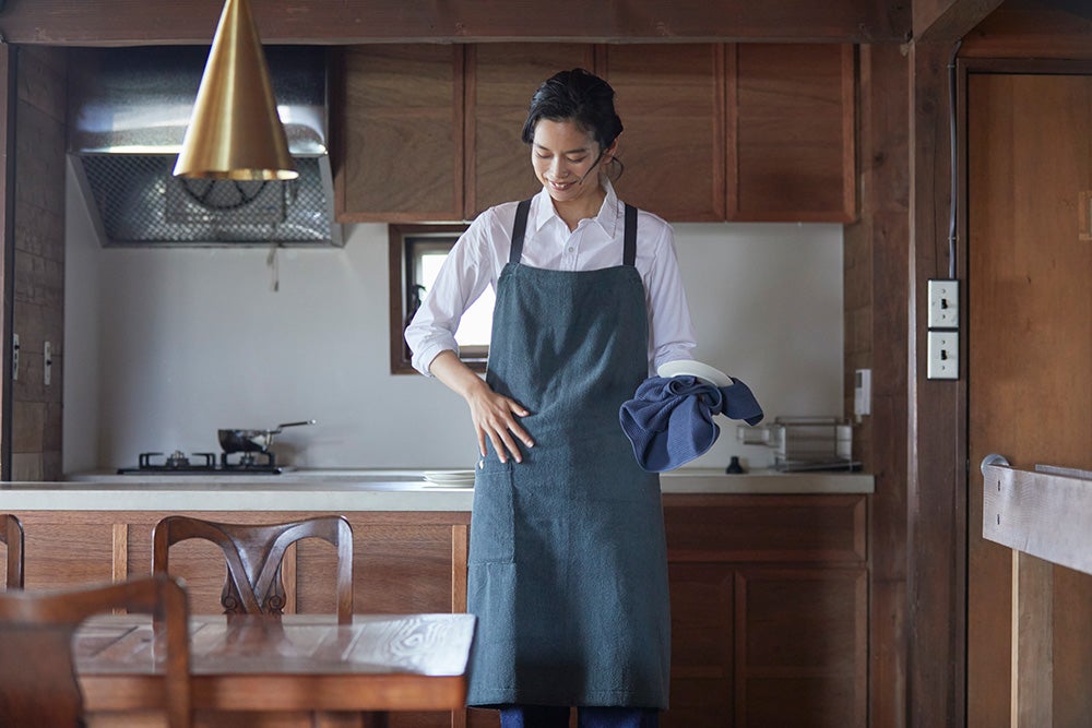 アップサイクルエプロン